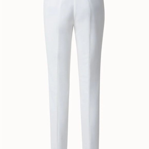 NWOT A-K-R-I-S Cotton Techno Stretch Pants MELISSA in off white - Picture 2 of 7